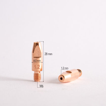 نازل CO2 چینی متوسط M6*28 - سایز 1.2