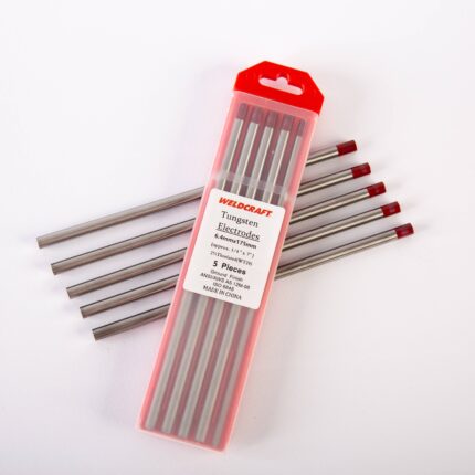 تنگستن جوشکاری آرگون قرمز ولد کرافت مدل WELDCRAFT-WT20-RED - سایز 6.4