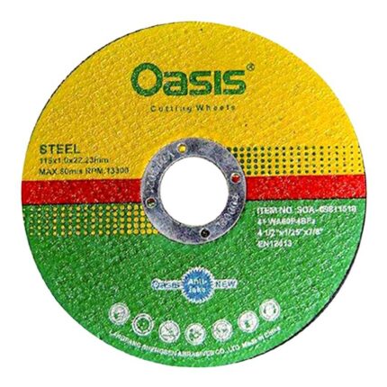 صفحه مینی برش استیل اوسیس (oasis) سایز 1*115 میلی متری