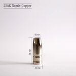 شعله پوش مسی CO2 چینی مدل MB25AK