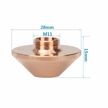 نازل برش لیزر دو لایه (Double) مدل D28 سایز 5.0