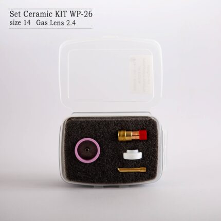 ست سرامیک توری دار گاز لنز 14 - (سوزن کلت و گاز لنز توری دار 2.4)
