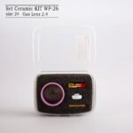 ست سرامیک توری دار گاز لنز - سرامیک 24 - (سوزن کلت و گاز لنز توری دار 2.4)